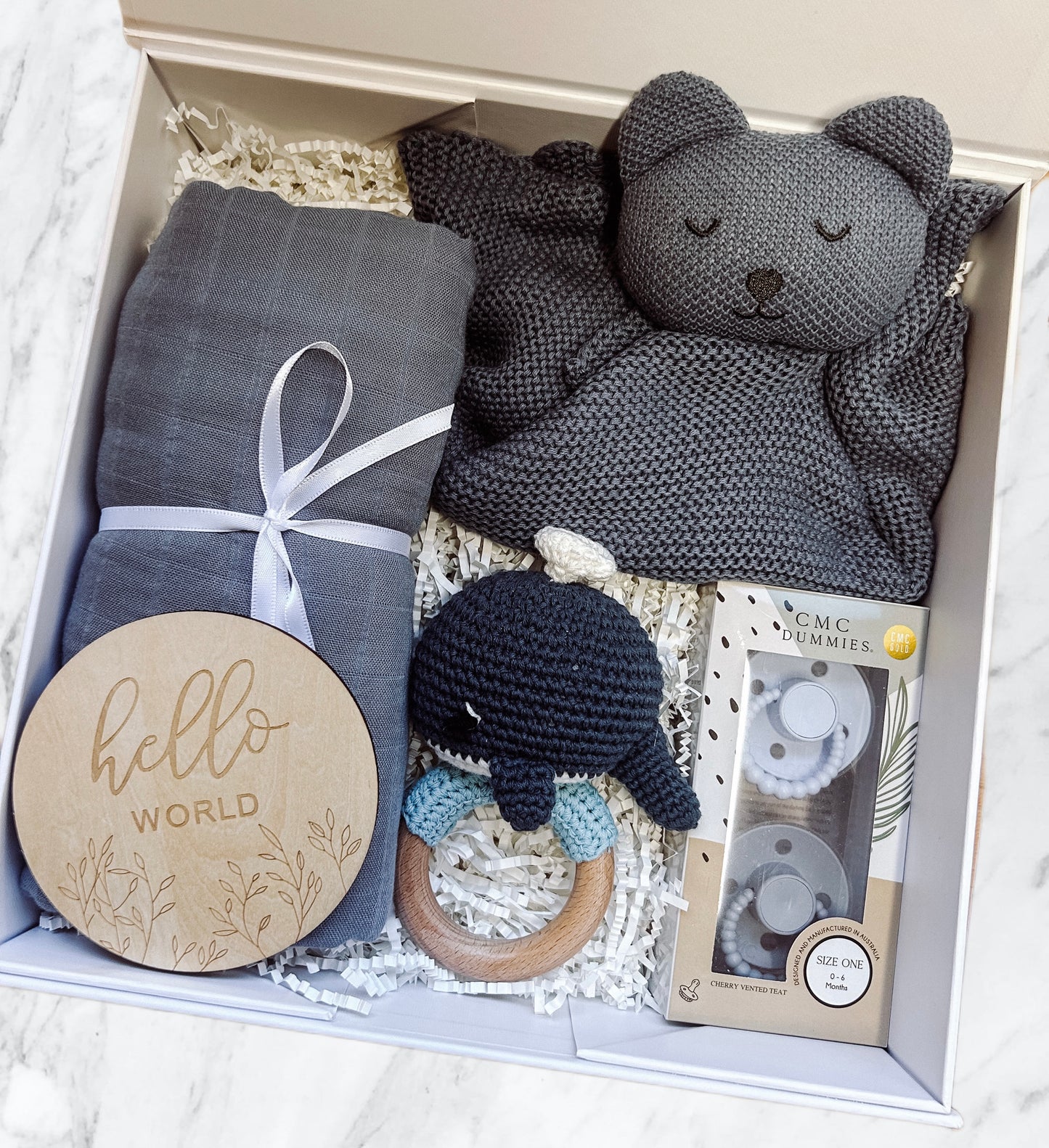 Navy Blue Hamper