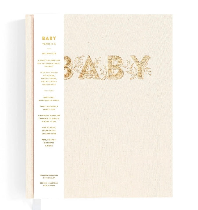 Mini Baby Book Oatmeal