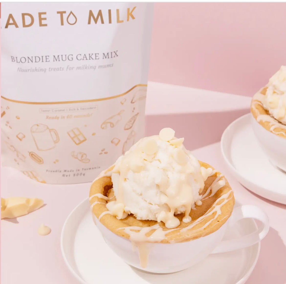 Blondie Mug Cake Mix- 500g/ 10 Serves