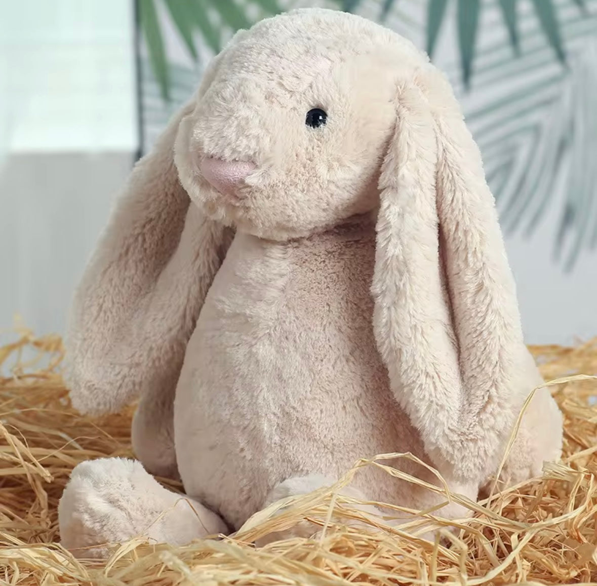 Super Soft Plush Bunny- Beige