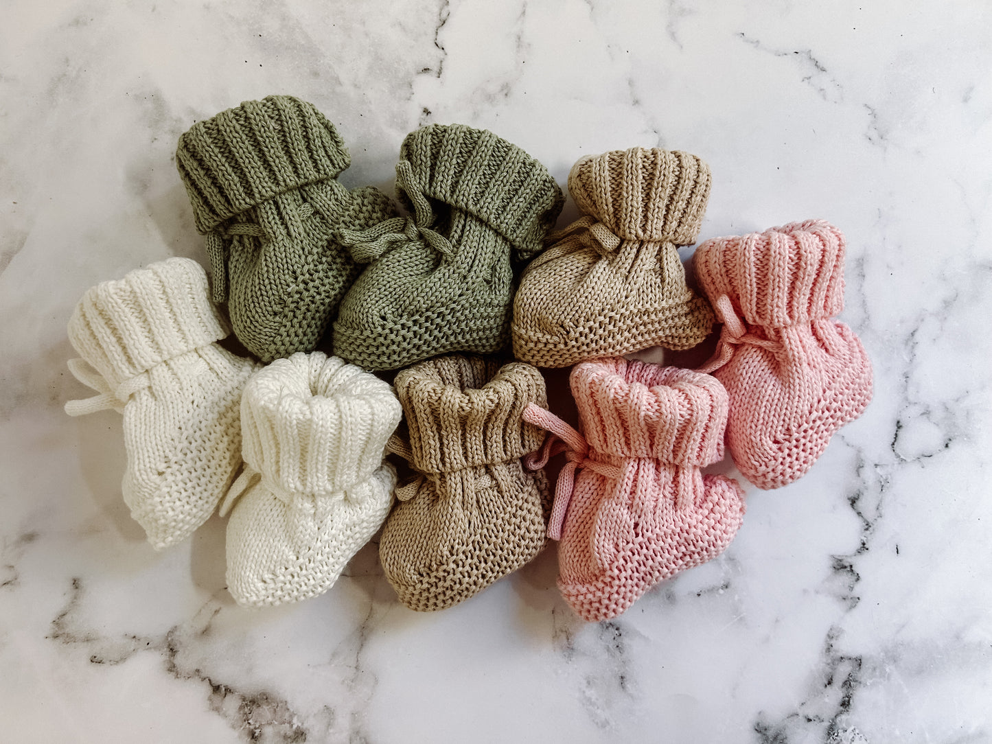Knitted Baby Booties