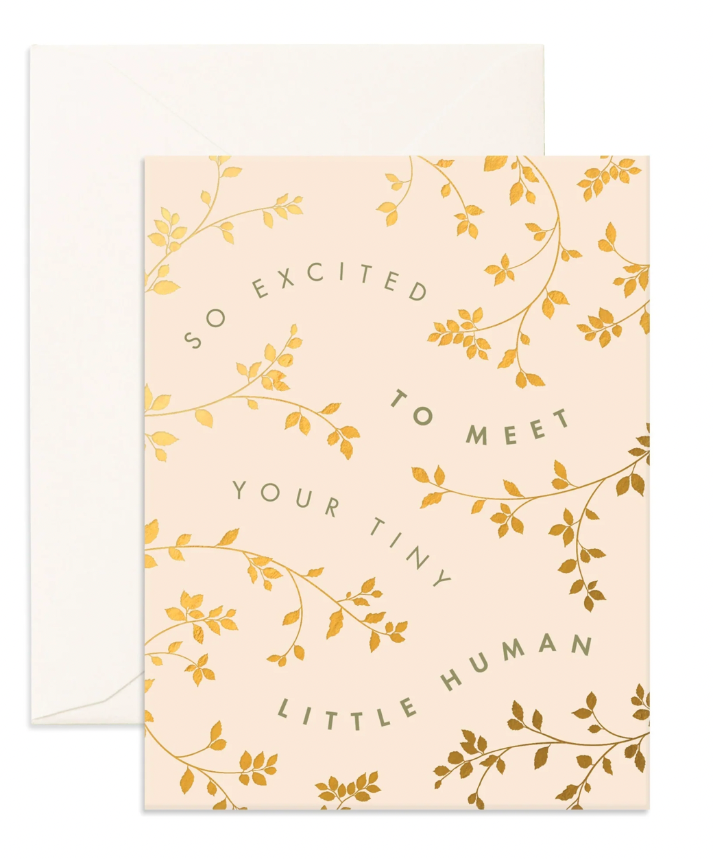 Little Human Vines Greeting Card