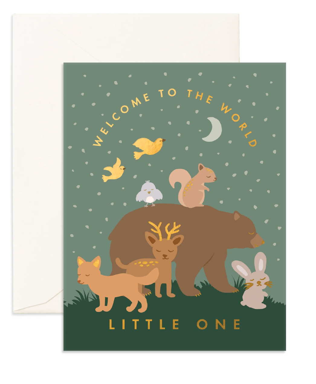 Little One Woodland Greeting Card