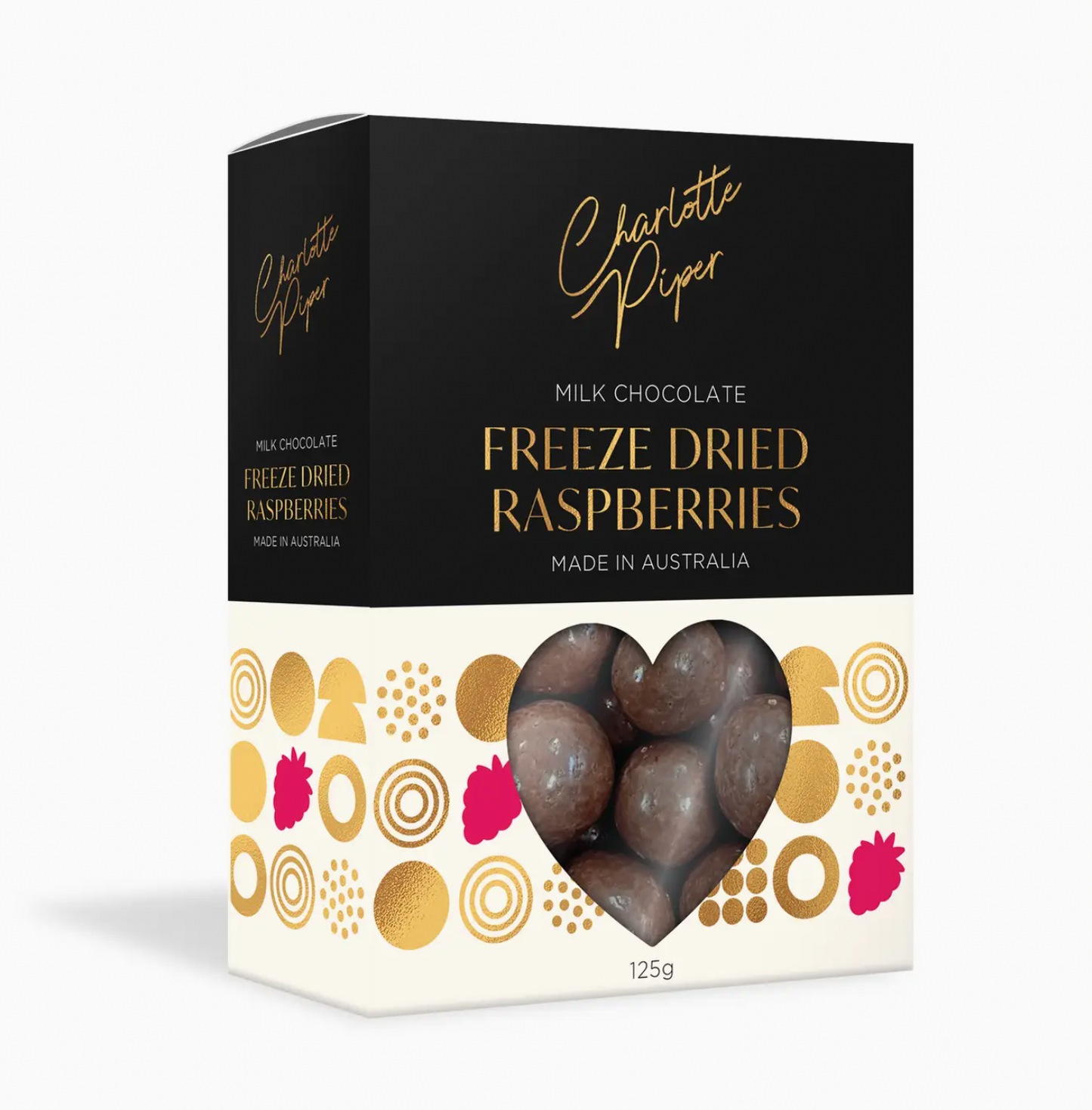 Milk Chocolate Freeze Dried Raspberries 125g