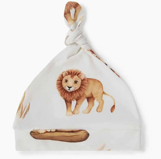 Lion Organic Knotted Beanie