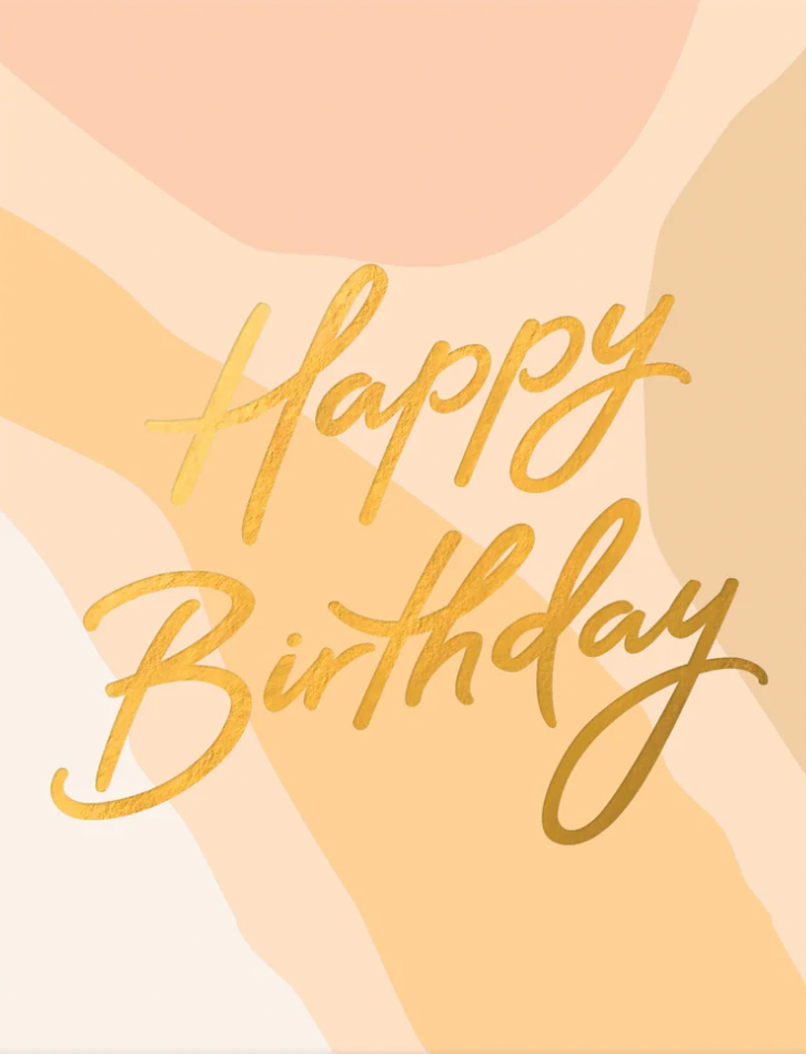 Happy Birthday Greeting Card