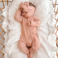 COTTON TOPKNOT - DUSTY PINK