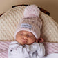 Blush Pink Organic Knit Beanie