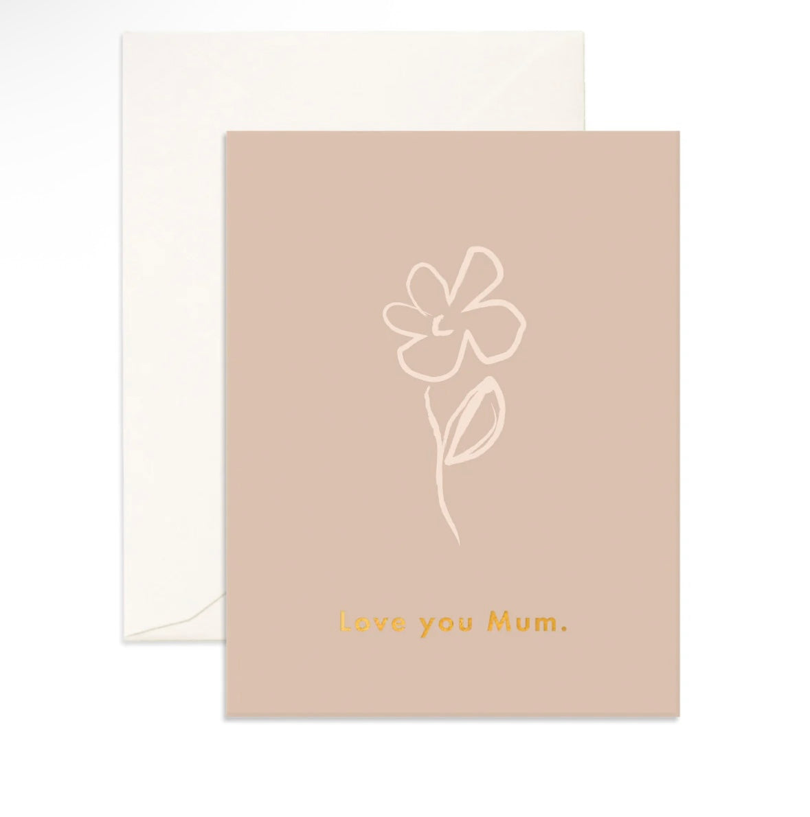Love You Mum Greeting Card