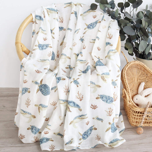 Under The Sea Muslin Wrap