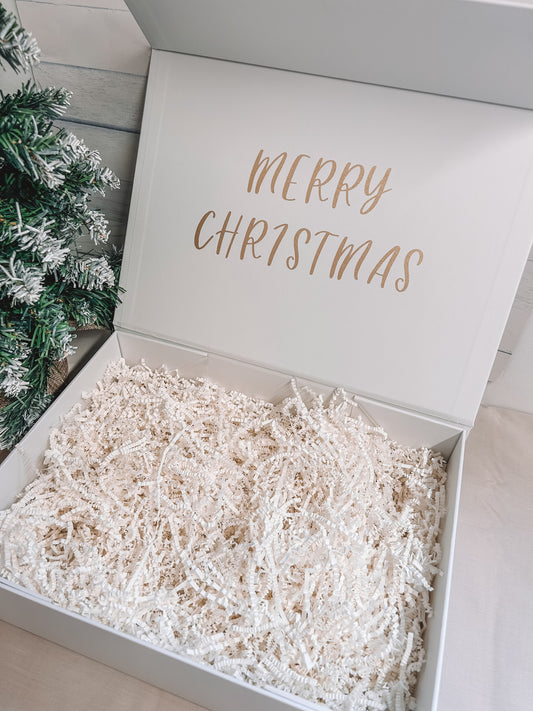 Magnetic Box with Merry Christmas On The Inside