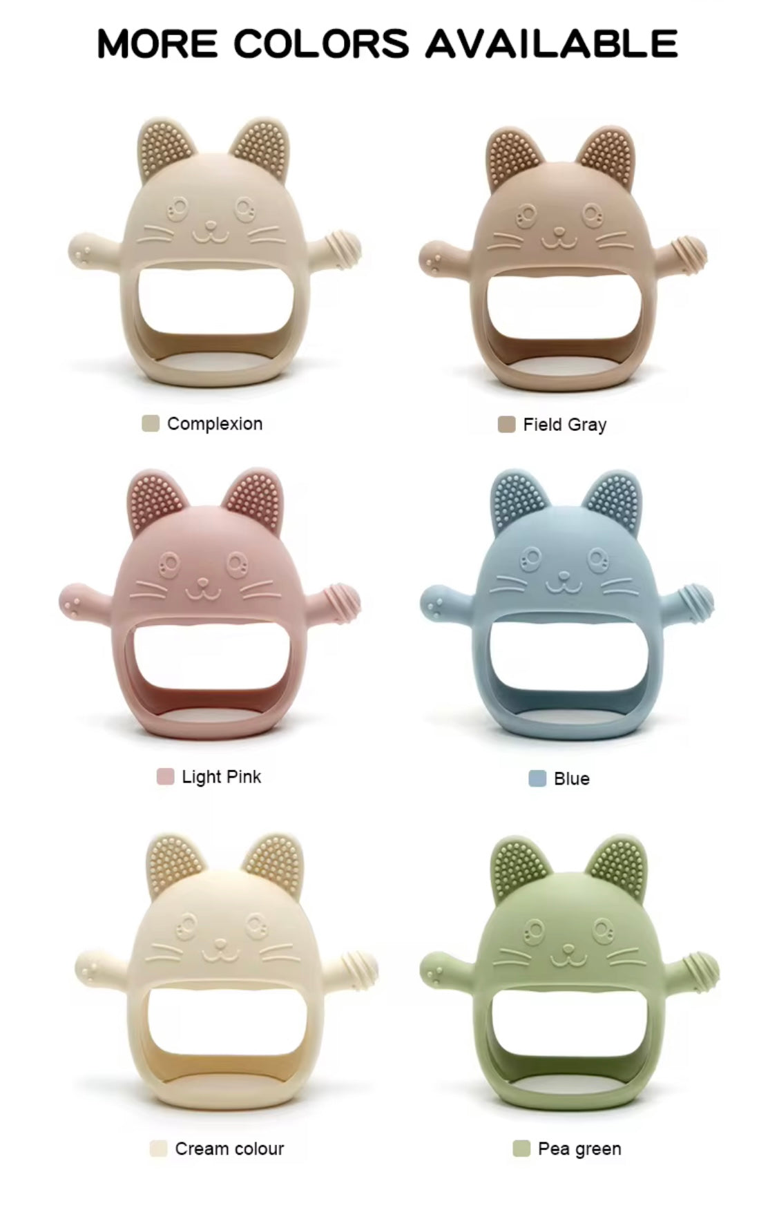 Silicone Mitten Teether