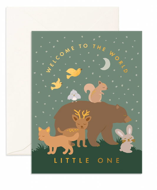 Little One Woodland Greeting Card