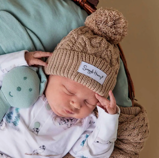 Hazelnut Organic Knit Beanie