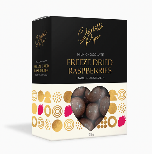 Milk Chocolate Freeze Dried Raspberries 125g
