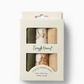 Small Organic Muslin Cloths 3 Pack - Bears/Olive/Pebble