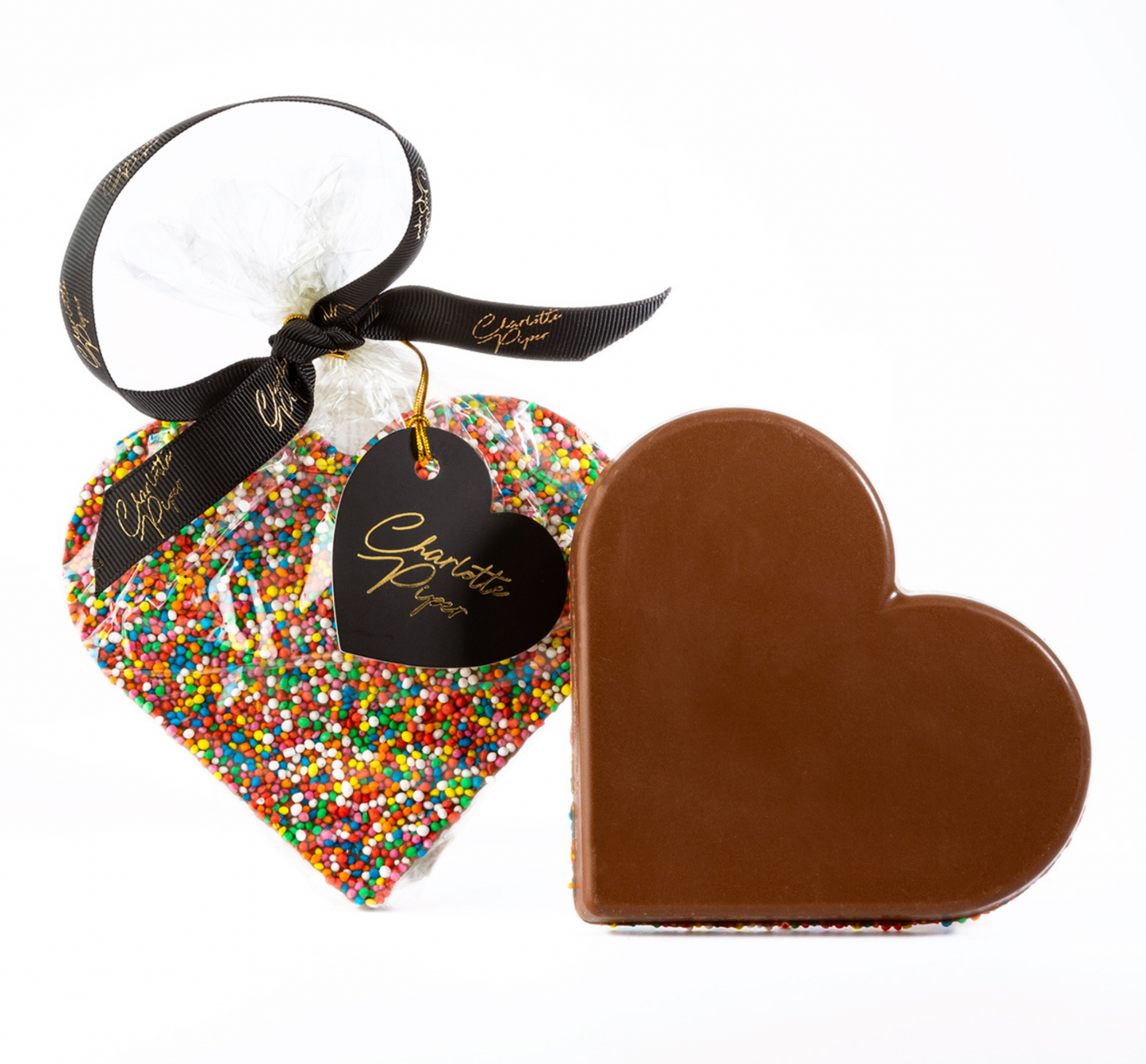 100g Chocolate Sprinkle Heart Milk