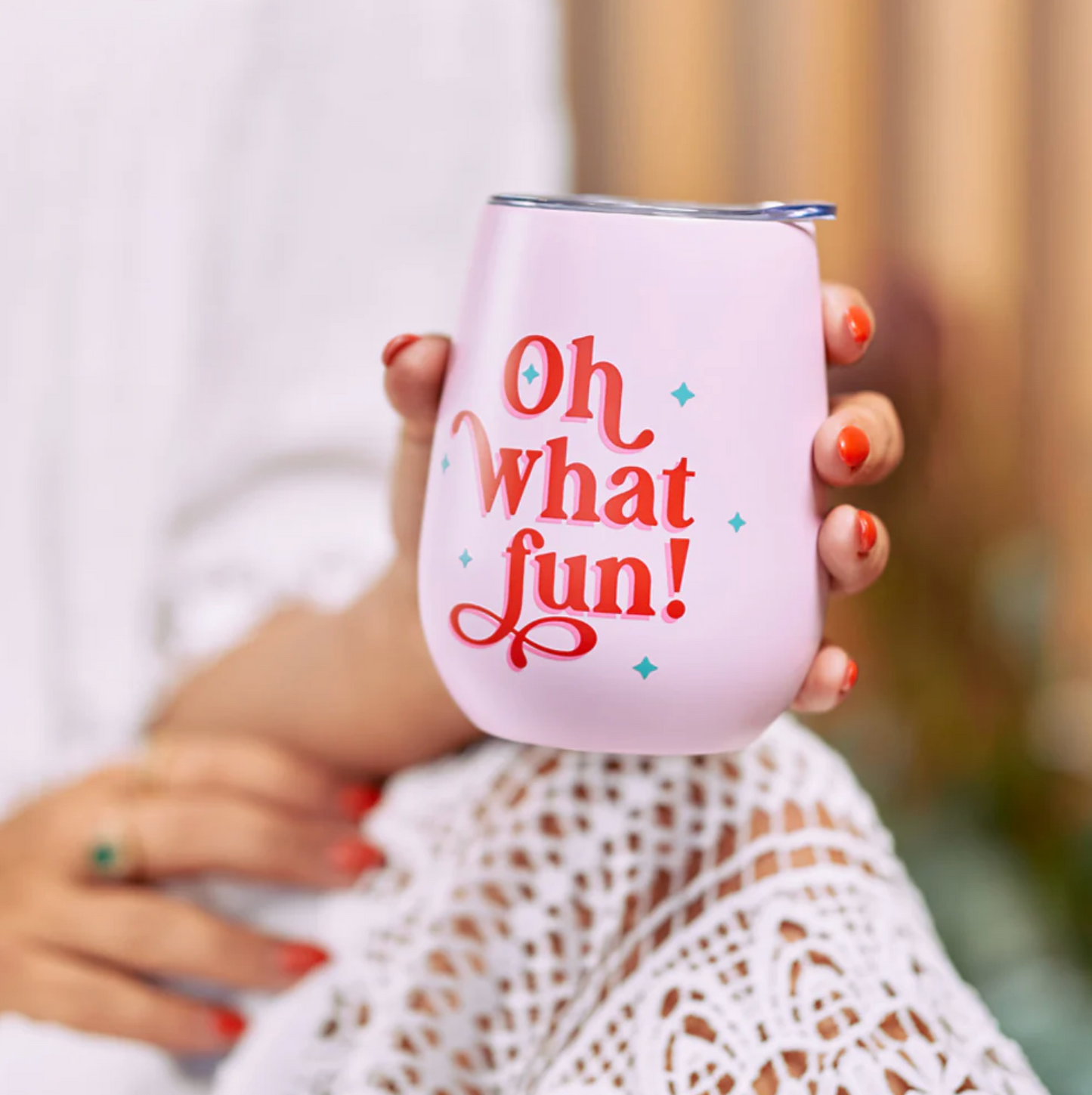 Wine Tumbler - Double Walled - Oh What Fun