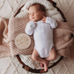 Milk Long Sleeve Organic Bodysuit (Size Newborn)