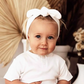 Milk Ribbed Organic Topknot