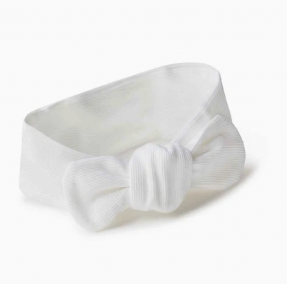 Milk Ribbed Organic Topknot