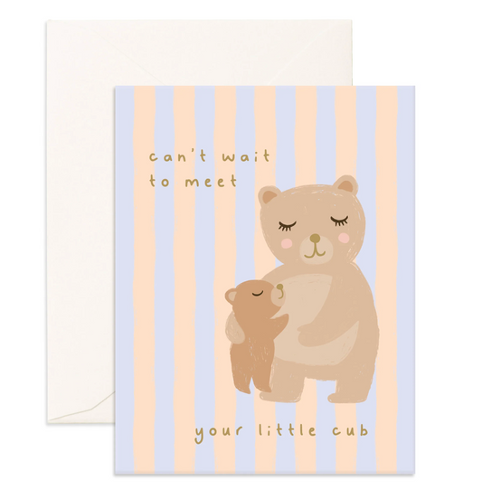 Meet Little One Cub Greeting Card