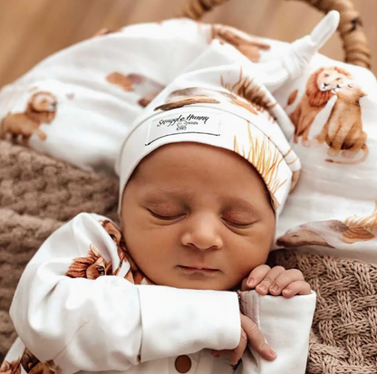Lion Organic Knotted Beanie