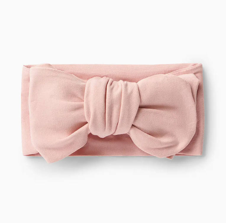 Lullaby Pink Organic Oversized Bow