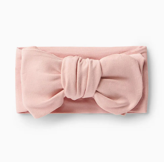 Lullaby Pink Organic Oversized Bow