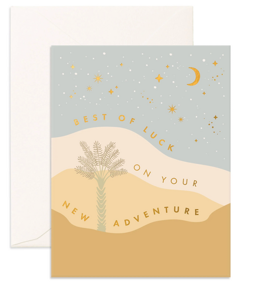New Adventure Desert Palms Greeting Card