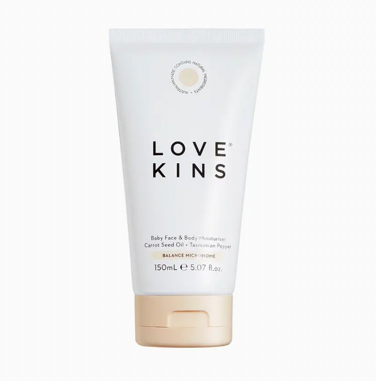 Baby Face + Body Moisturiser- Lovekins