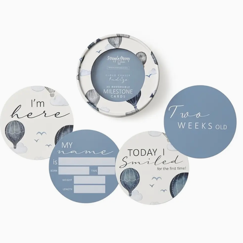 Cloud Chaser & Indigo Reversible Milestone Cards