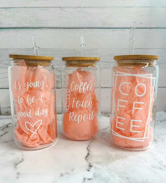 Iced Coffee Can Glasses