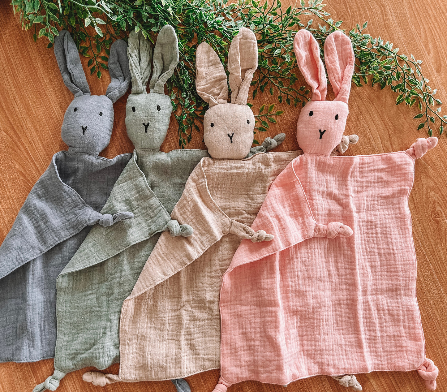 Muslin Bunny Comforter