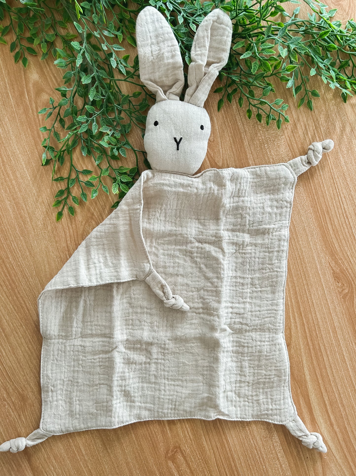 Muslin Bunny Comforter
