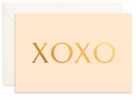 XOXO Mini Greeting Card