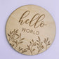 Hello World Plaque