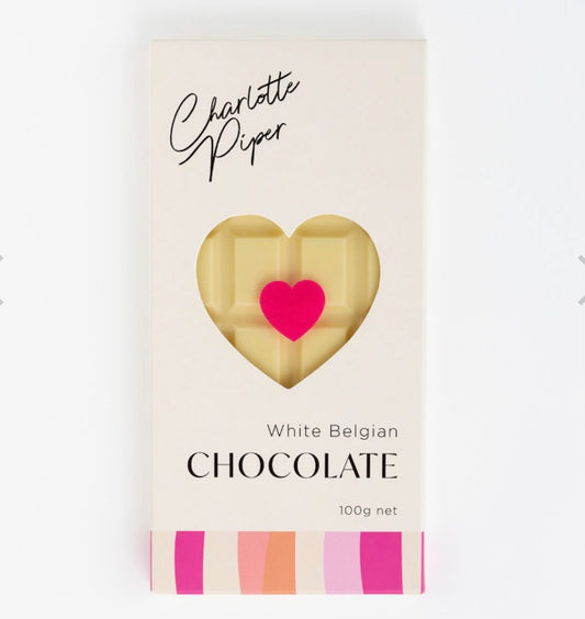 Charlotte Piper White Chocolate Bar 100g
